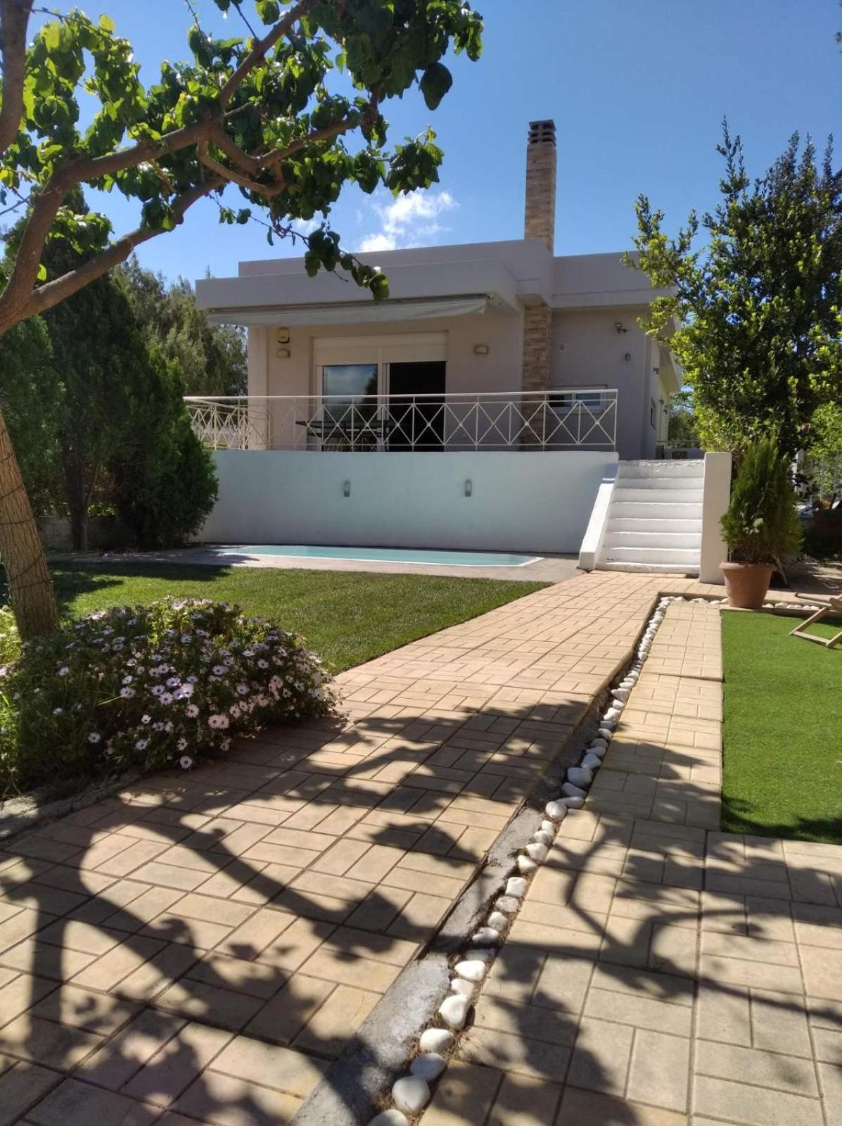 Cozy Villa Vita Lagonisi Kalivia Thorikou Экстерьер фото